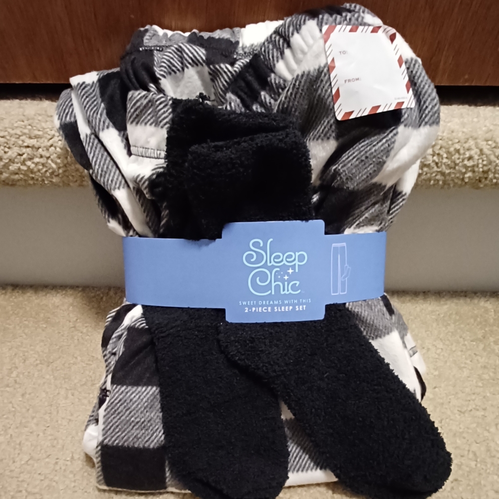 NWT JCPenney Sleep Chic 2 Piece Sleep Set - Women's Size Medium